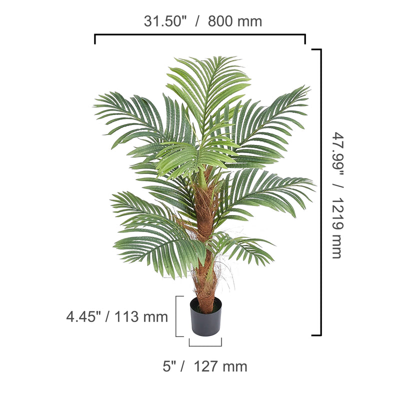 plante artificielle palmier sécurisée et facile d'entretien pour intérieur