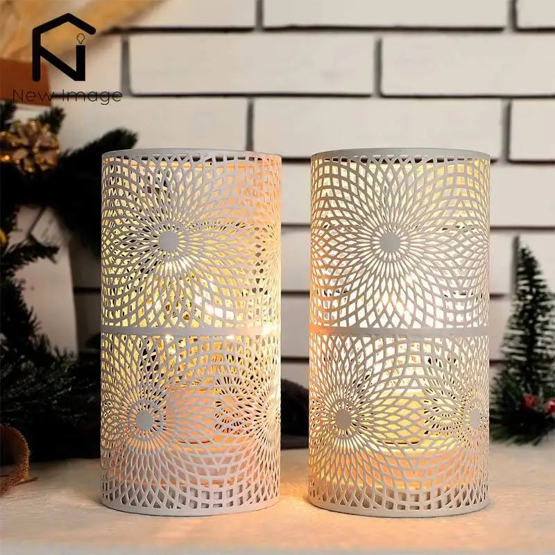 lot de 2 lampes cylindriques modernes pour décoration et éclairage intérieur