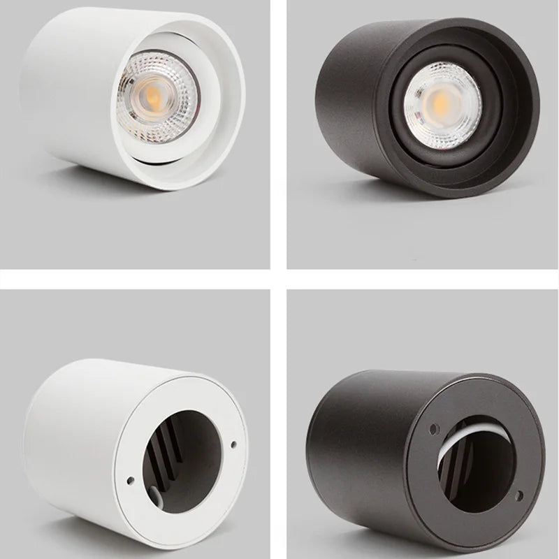 nouveaux spots led cylindriques à intensité variable pour éclairage intérieur