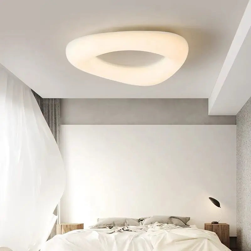 plafonnier led moderne en forme de nuages avec télécommande