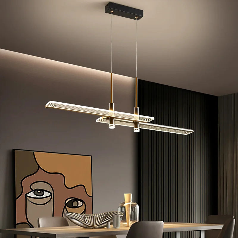 lustre et suspension led design créatif postmoderne minimaliste