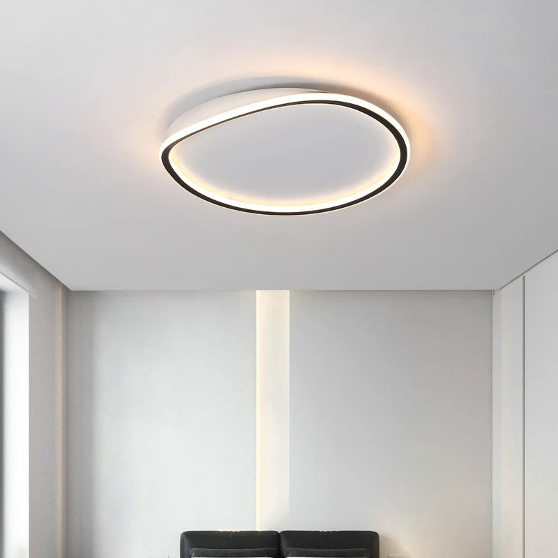 plafonnier minimaliste rond lumineux design créatif moderne