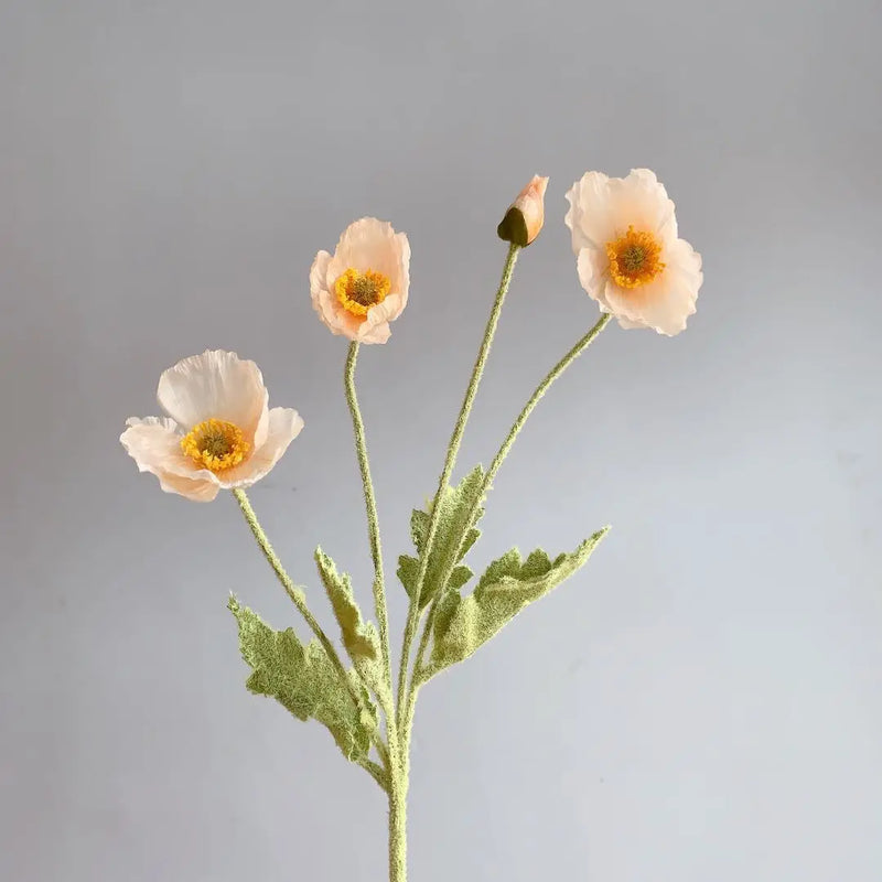 bouquet de fleurs artificielles pavot pour décoration maison jardin fête