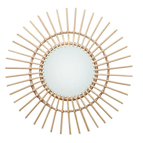 miroirs décoratifs ronds en macramé pour un style nordique