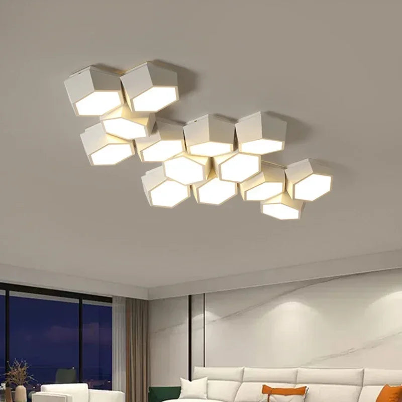 plafonnier led moderne à intensité variable pour intérieur décoratif