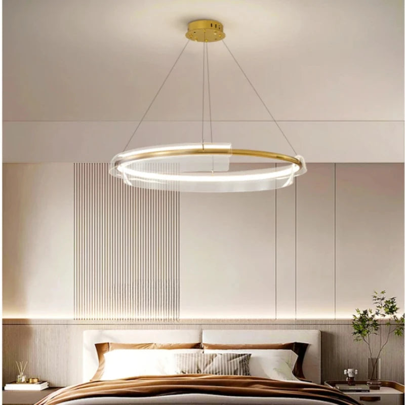 suspension à led pour décoration intérieure élégante et moderne