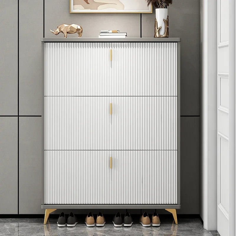 armoire à chaussures moderne multicouches pour un rangement optimal