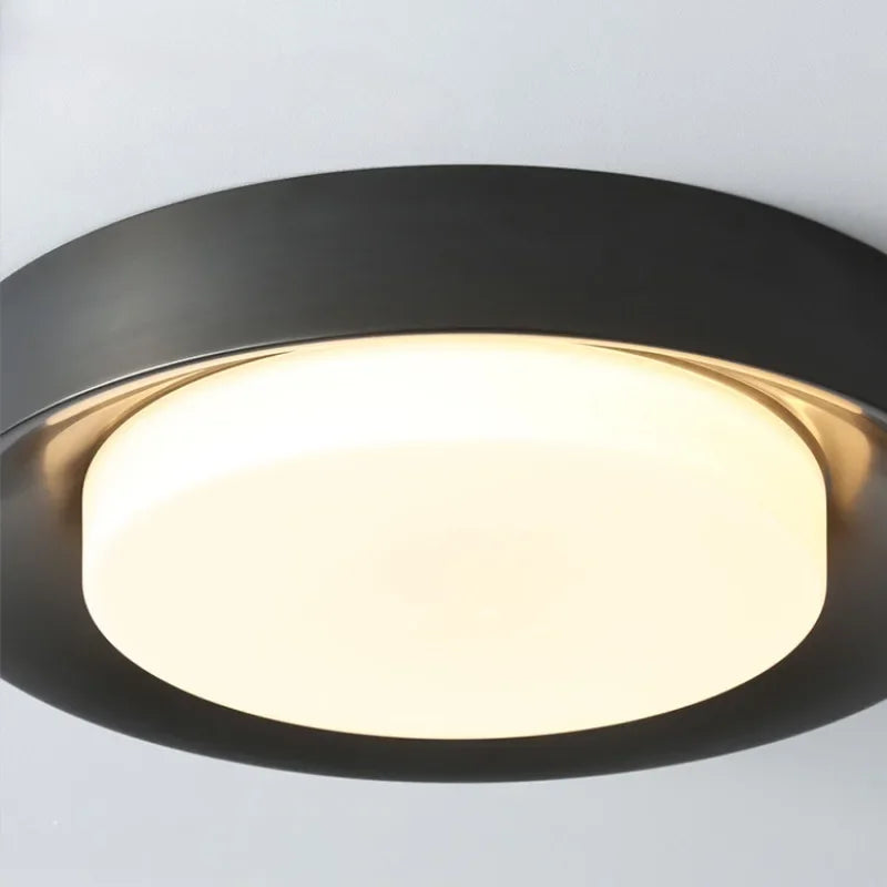 plafonnier led moderne en laiton décoration intérieure lumière design luxe