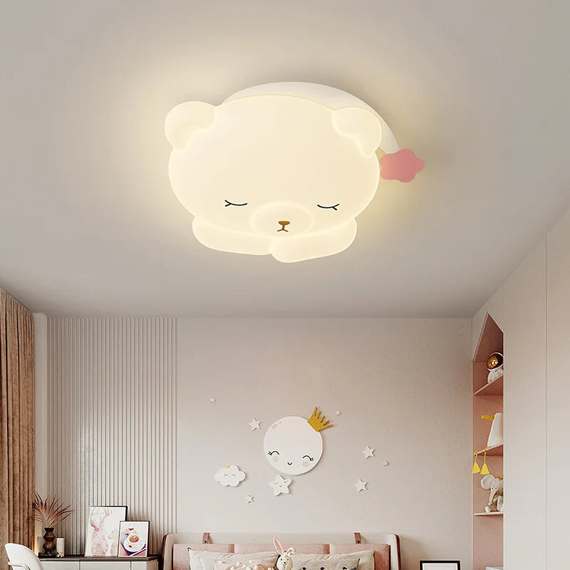 plafonnier ours mignon lampe pour chambre d'enfant moderne et romantique