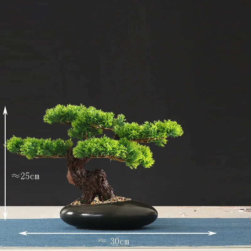 faux arbre bonsaï pour décoration intérieure et aménagement paysager