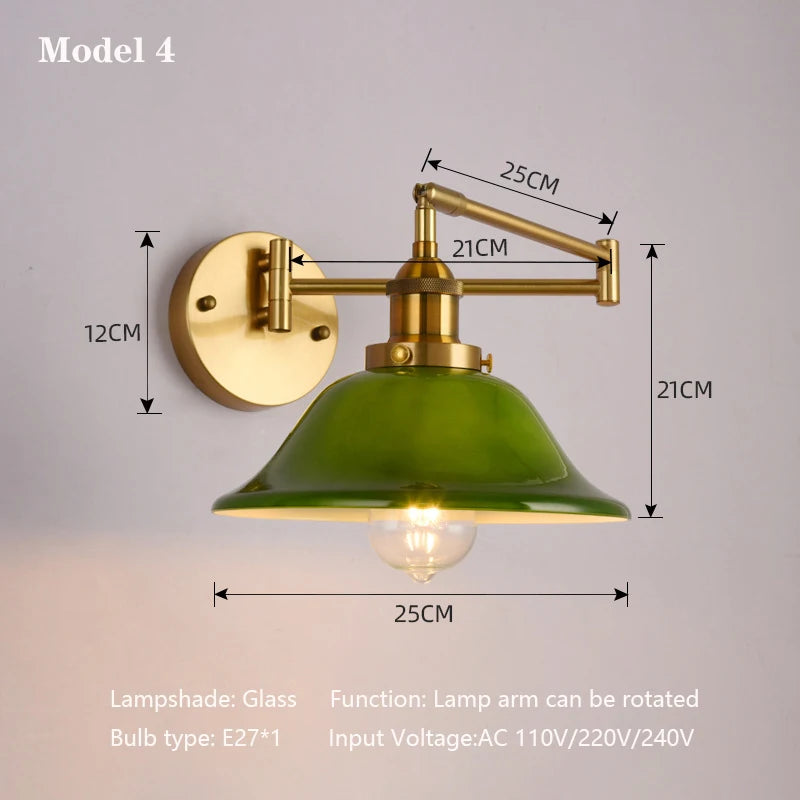 applique murale led pliable écologique avec bras réglable moderne