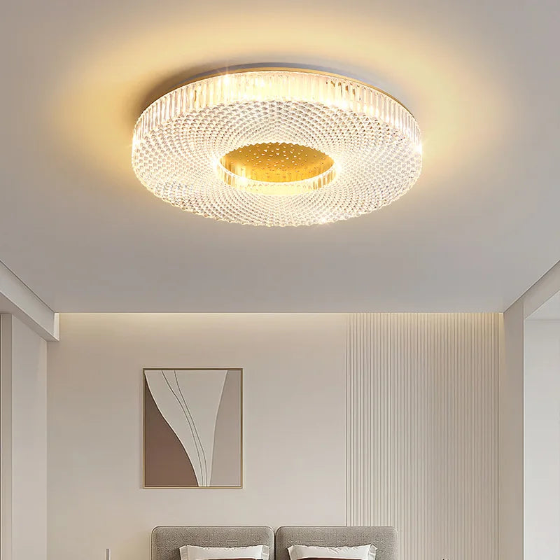 plafonnier led moderne rond pour éclairage intérieur élégant