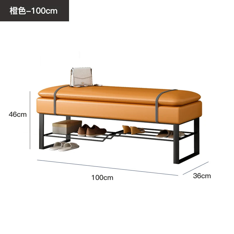 banc à chaussures de luxe pour un intérieur élégant