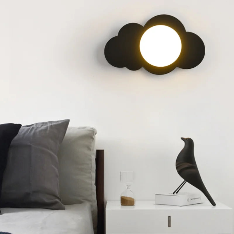 applique murale design moderne forme nuage pour intérieur élégant