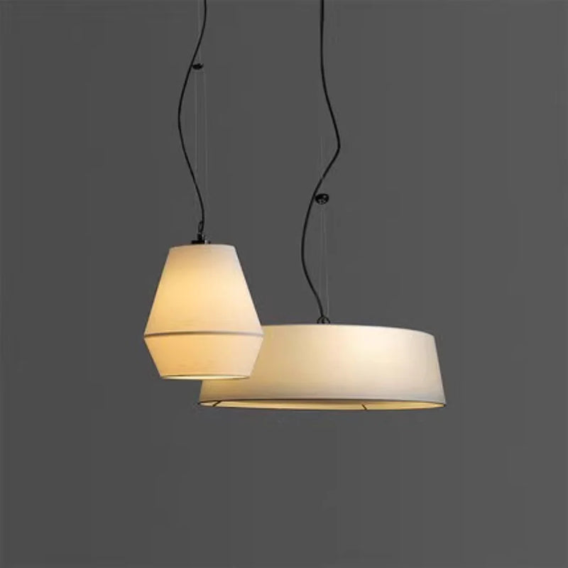 lustre lin moderne minimaliste chinois suspension japonais wabi-sabi