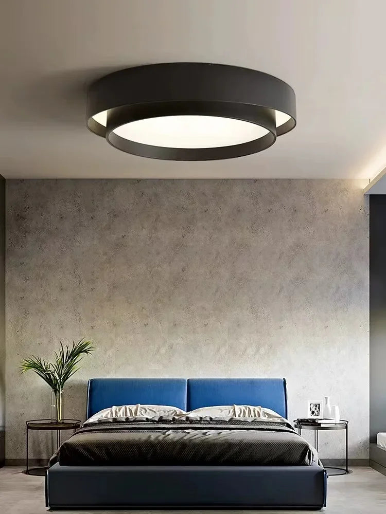 plafonnier led rond moderne minimaliste pour décoration intérieure