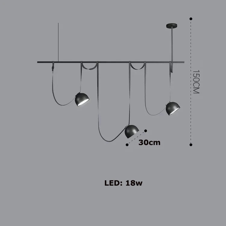 lustre artistique dimmable pour décoration intérieure moderne