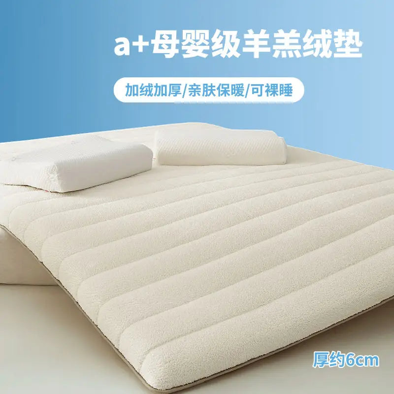 matelas en velours doux pliable pour un confort optimal