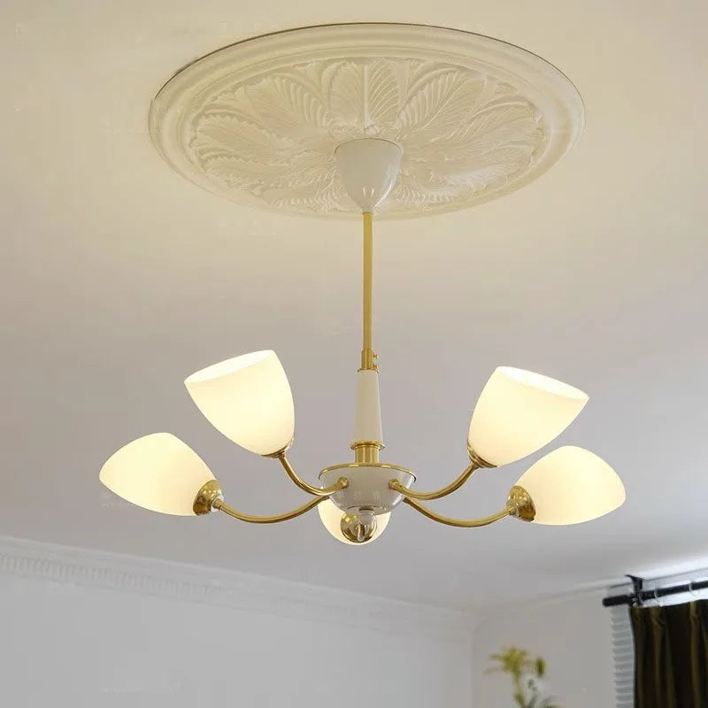 lustre à led moderne design nordique pour intérieur élégant