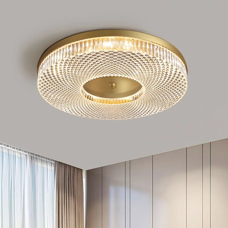 plafonnier led moderne rond pour éclairage intérieur élégant