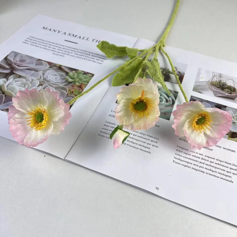 bouquet de fleurs artificielles en soie pour décorations diverses