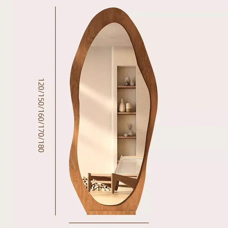 miroir décoratif debout pour maquillage et intérieur