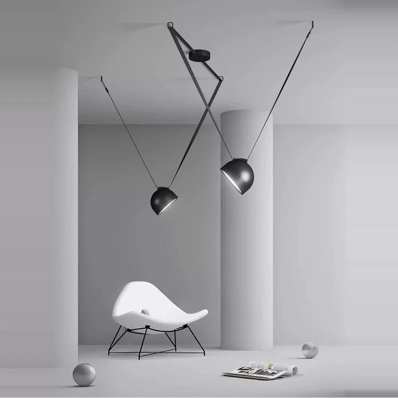 lustre artistique dimmable pour décoration intérieure moderne