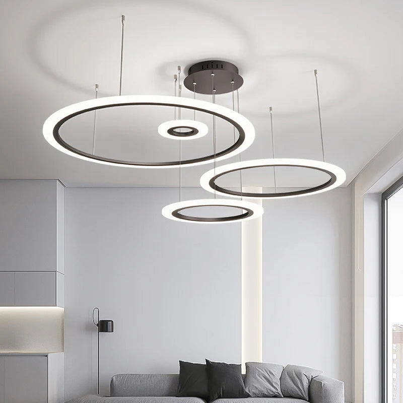 lustre minimaliste moderne suspension créative design nordique