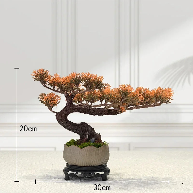 simulation arbre bonsaï pour décoration intérieure et aménagement extérieur