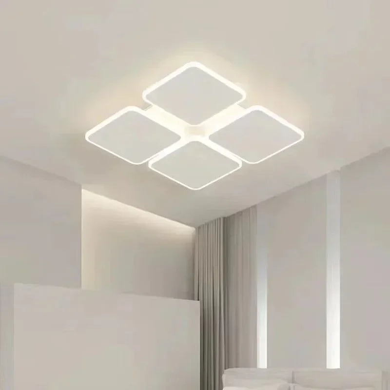 lustre moderne à leds pour décoration intérieure intelligente