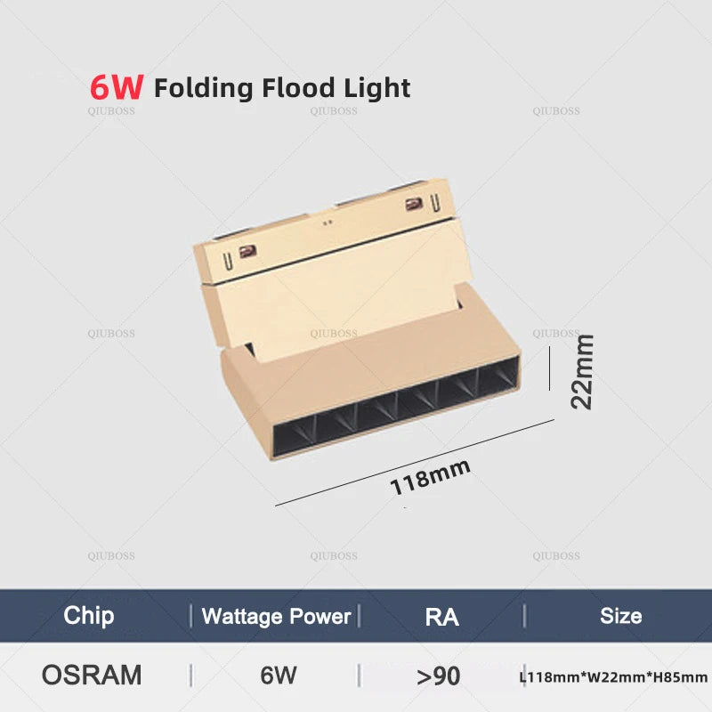 spot led magnétique pour éclairage intérieur moderne