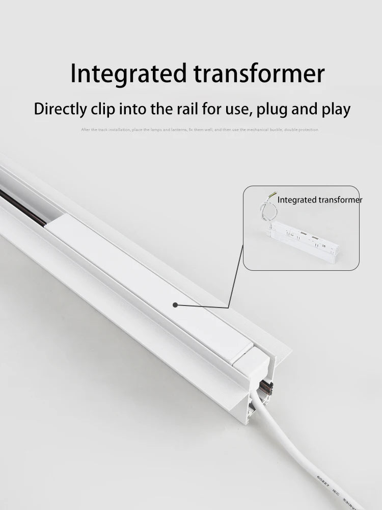 rails d'éclairage magnétiques led à intensité variable spot zigbee cob