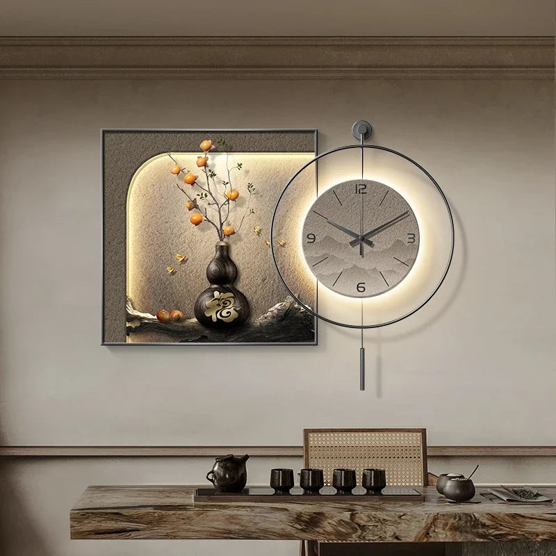 horloge murale au design unique et esthétique pour décoration moderne