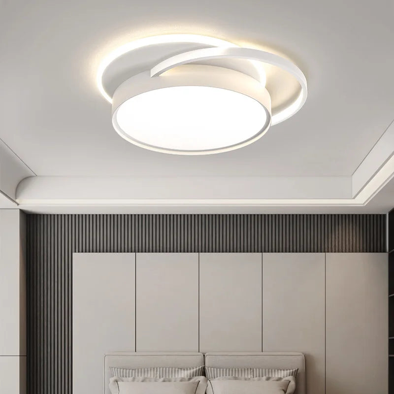 plafonnier led encastrable design minimaliste moderne combinaison ronde