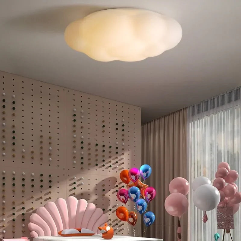 plafonnier nuage créatif moderne pour chambre d'enfant