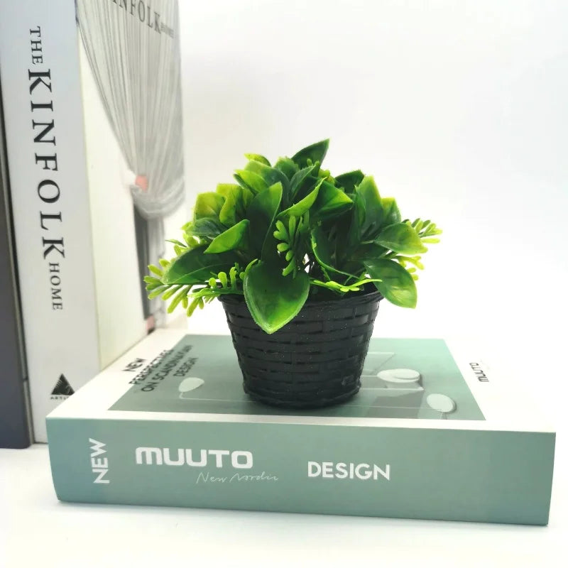 mini plante artificielle en pot pour décoration et événements festifs