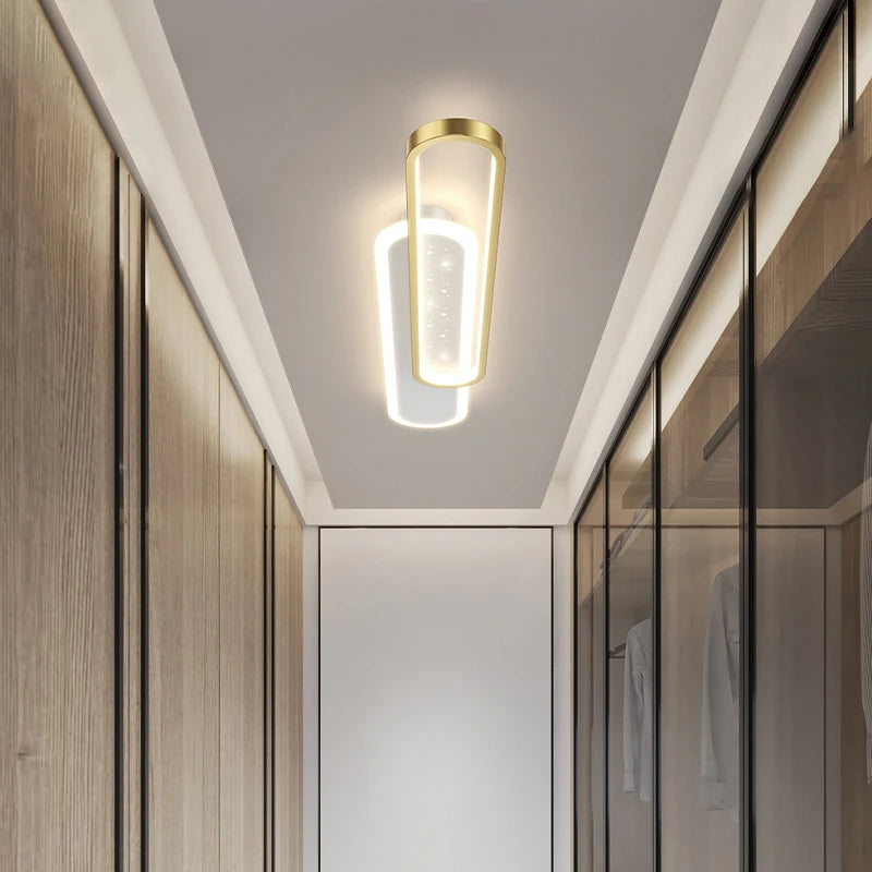 plafonnier led minimaliste moderne pour extérieur