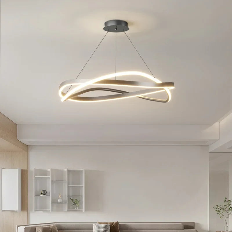 suspension LED au design moderne pour intérieur