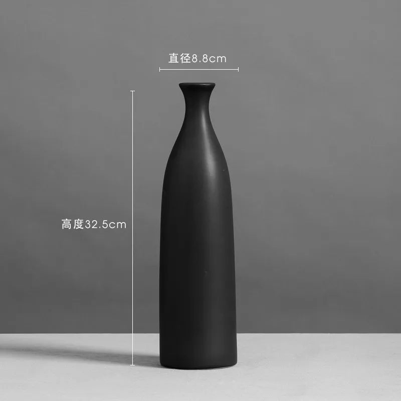 vase en céramique moderne pour décoration florale élégante