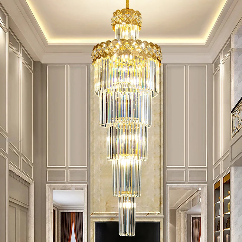 lustre design en cristal pour intérieur moderne et élégant