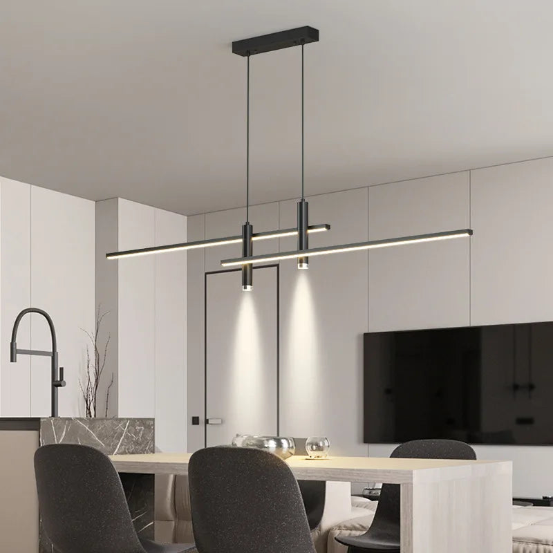 lustre moderne minimaliste pour cuisine et salle à manger