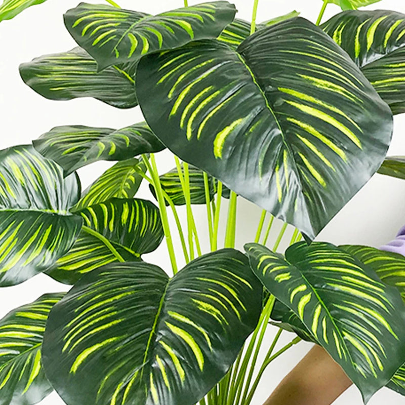 grande plante tropicale fausse feuille de bananier pour décoration intérieure et extérieure