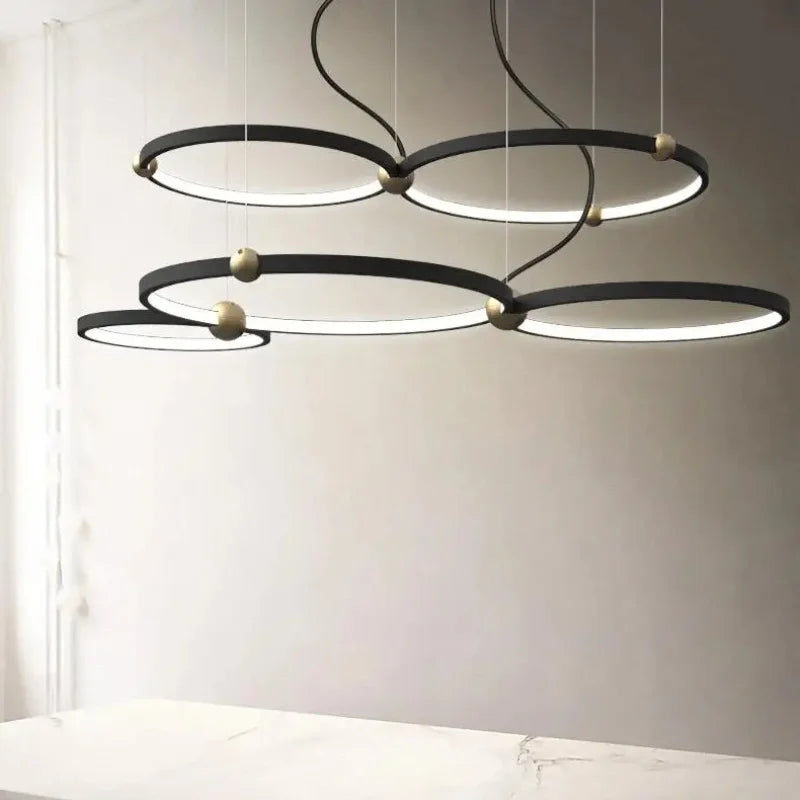 lustre led minimaliste moderne pour table alimentaire suspendu décoratif