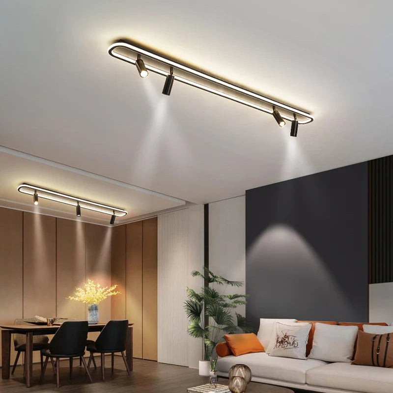 plafonnier led minimaliste art déco pour éclairage intérieur hôtel maison