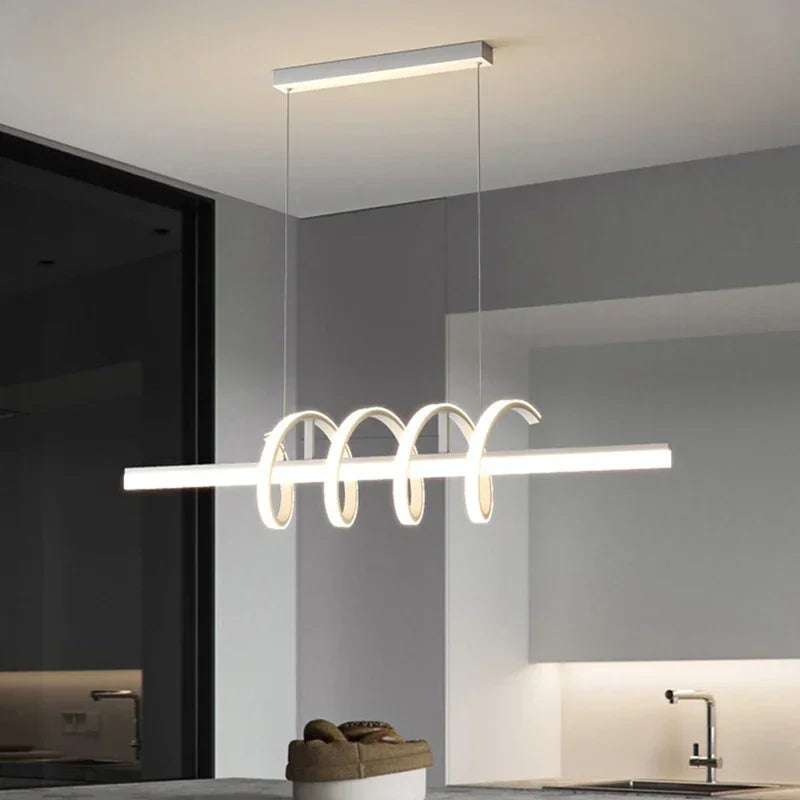 suspension LED design moderne pour restaurant