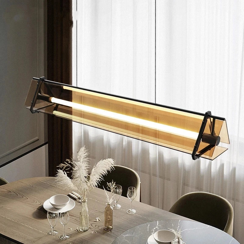 suspension design moderne led minimaliste pour cuisine