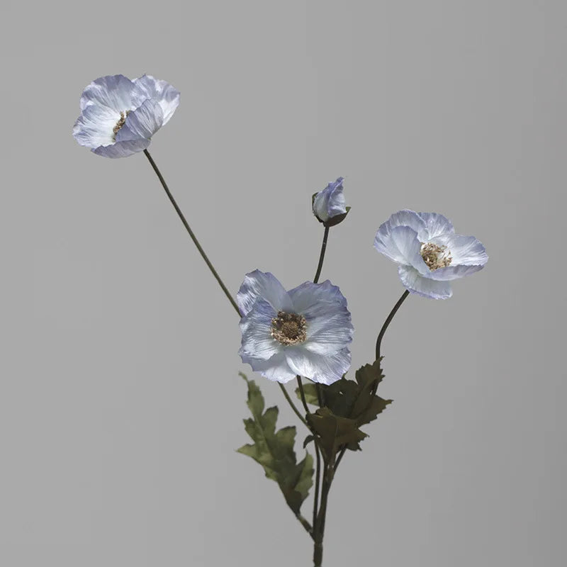 fleur artificielle coquelicot pour décoration de fête et jardin