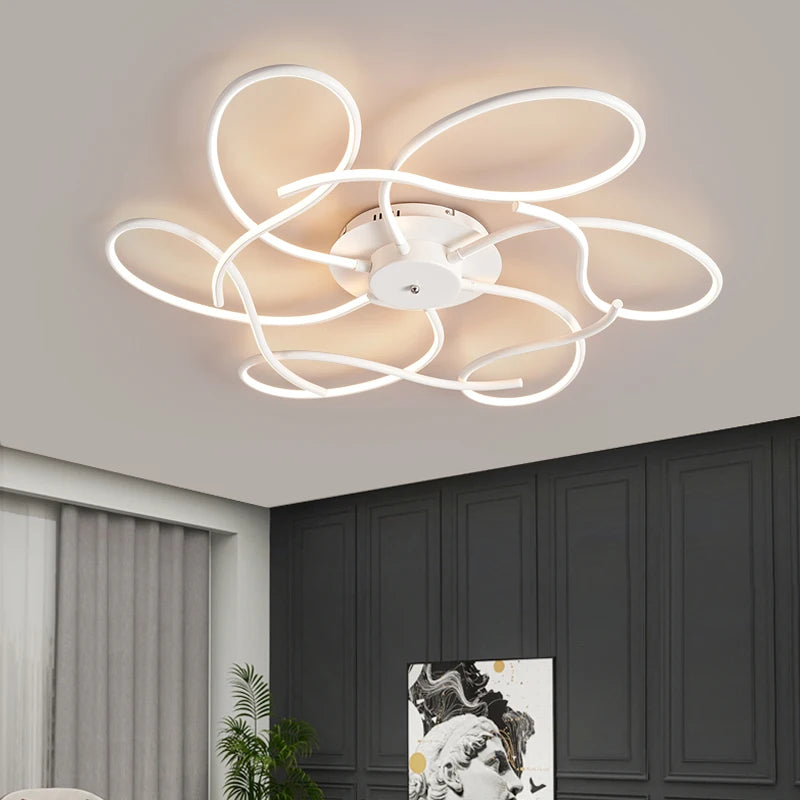 plafonnier moderne minimaliste design luminaire intérieur élégant