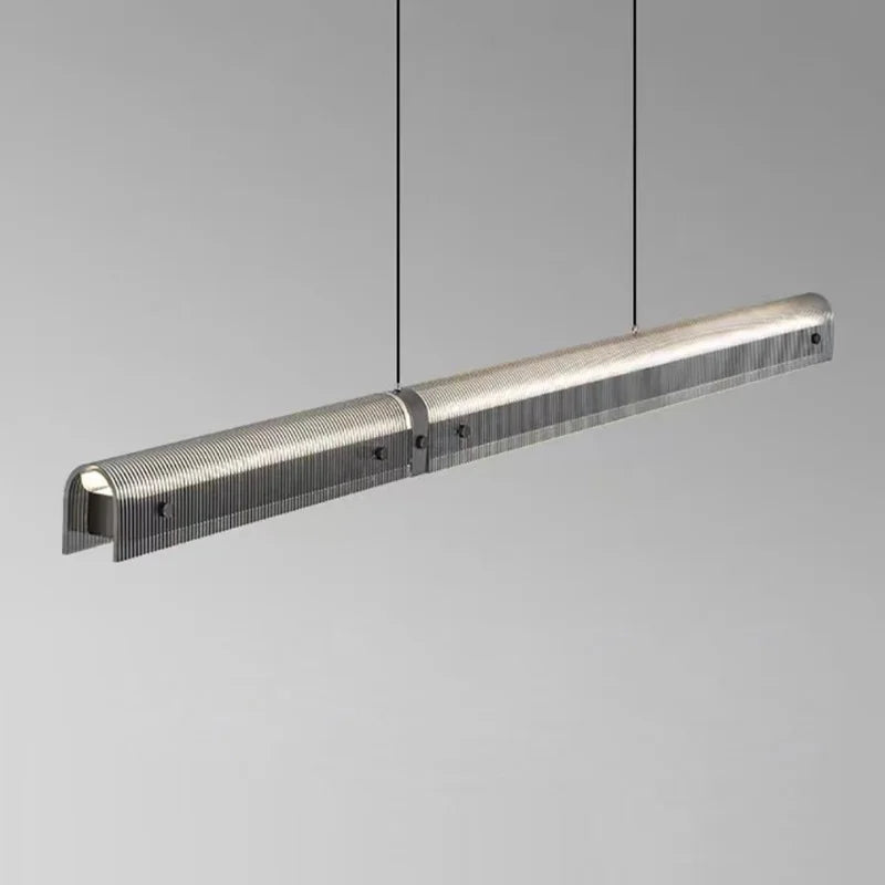 lampes suspendues led en acrylique 3 gradations style minimaliste hauteur réglable