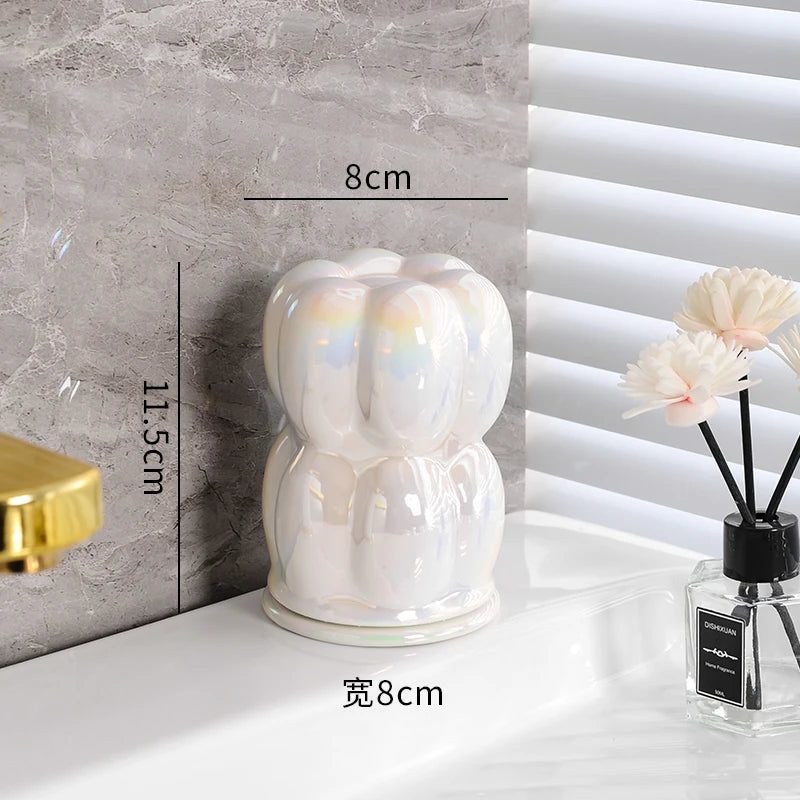 décoration luxe accessoires créatifs pour salle de bain